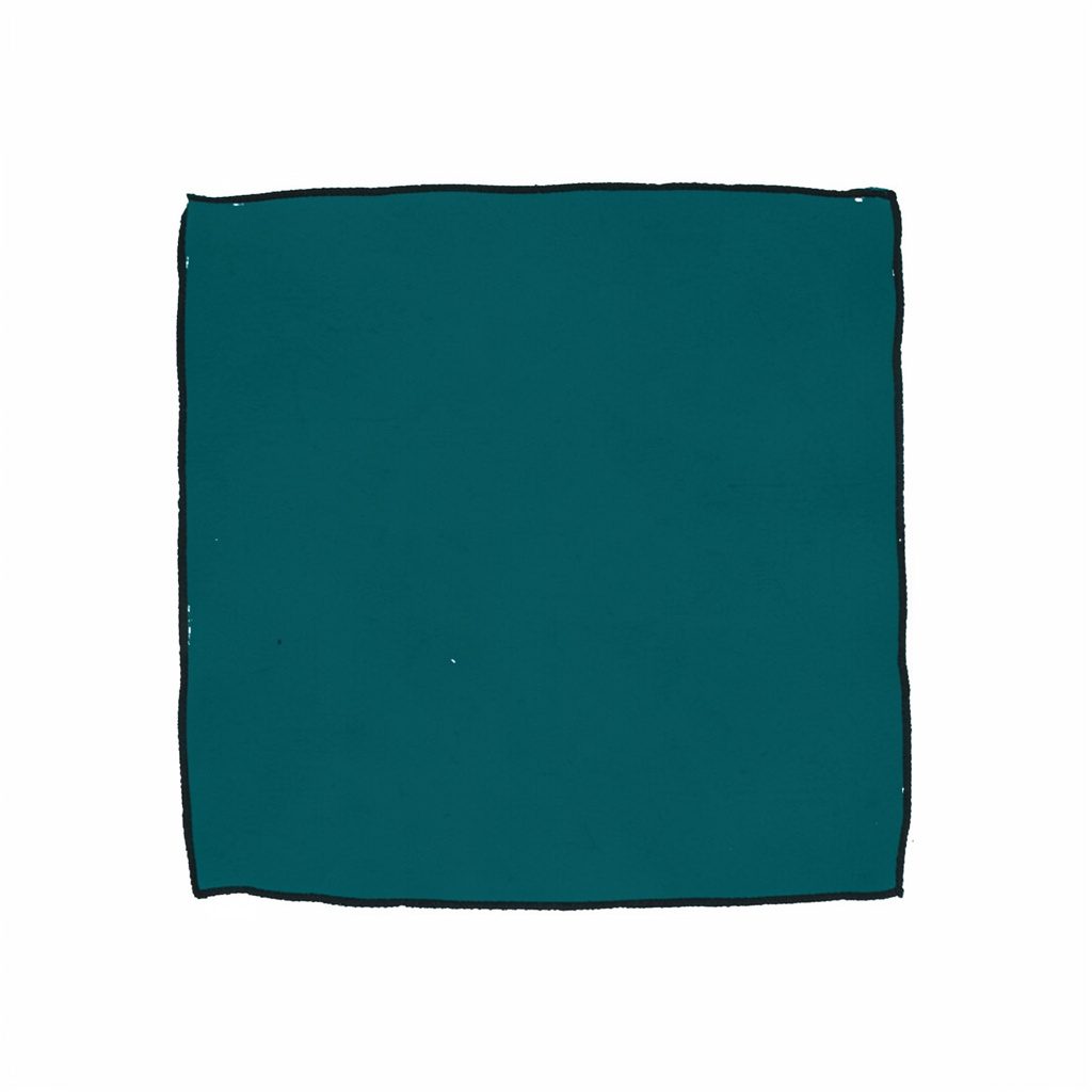 A hand-drawn ink illustration of a handshake in teal and charcoal, evoking partnership and community.